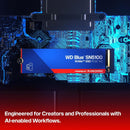 WD 4TB Blue SN5100 WDS400T5B0E M.2 2280 PCIe Gen4 x4 SSD