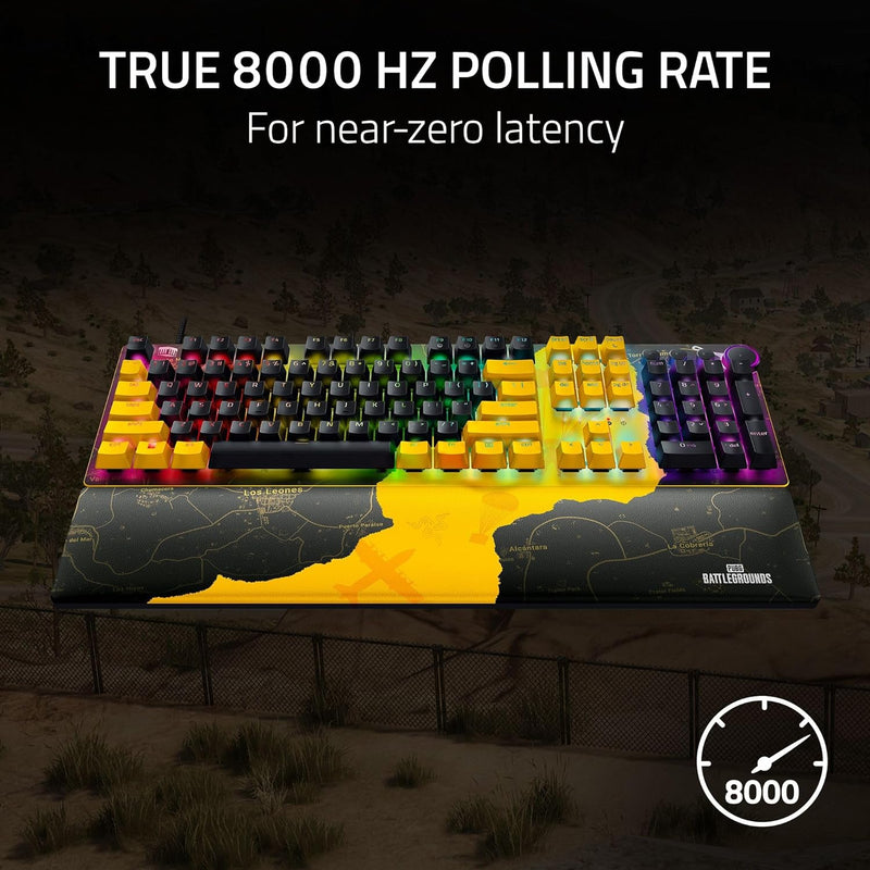 Razer Huntsman V2 Linear Optical Switch - PUBG : BATTLEGROUNDS Edition (Linear Red Axis) Optical Gaming Keyboard RZ03-03932300-R3M1