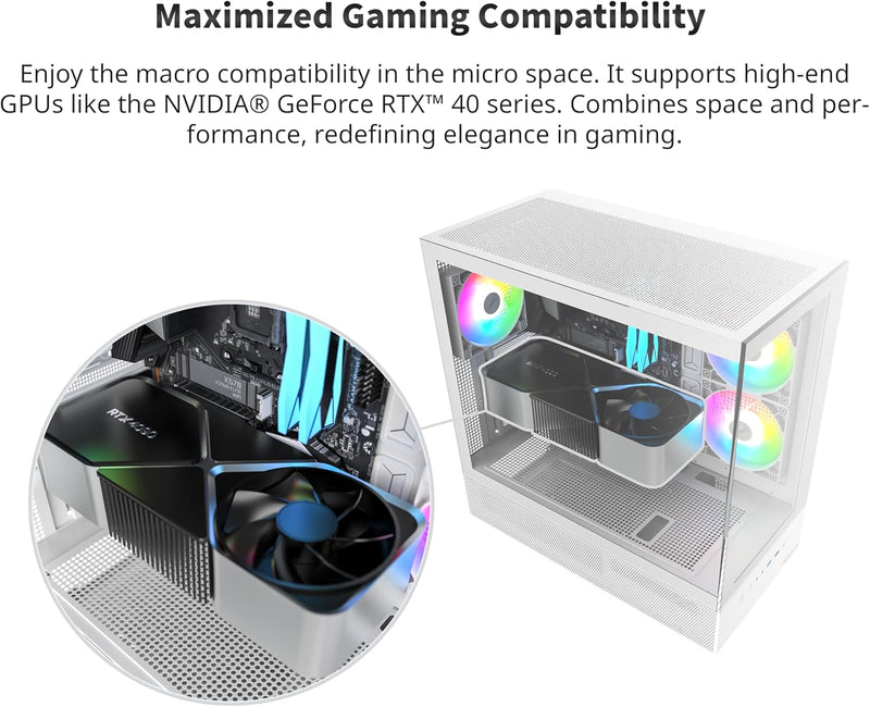 MONTECH XR WHITE ARGB ATX Case (MO-CA-XR-WH)