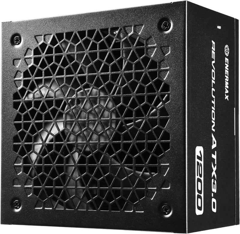 ENERMAX REVOLUTION ATX3.0 PCIE 5.0 1200W 80 PLUS Gold Fully Modular Power Supply (PS-ERA1K2) 