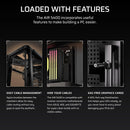 Corsair AIR 5400 RS-R ARGB - Black 黑色 Triple Chamber ATX Case (CC-9011318-WW)