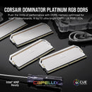 CORSAIR 64GB Kit (2x32GB) DOMINATOR PLATINUM RGB White 白色 CMT64GX5M2B5200C40W DDR5 5200MHz Memory