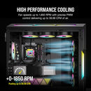 Corsair iCUE AR120 Digital RGB 120mm PWM Fan 風扇 - Black 黑色  (Triple Pack 三件裝) CO-9050167-WW