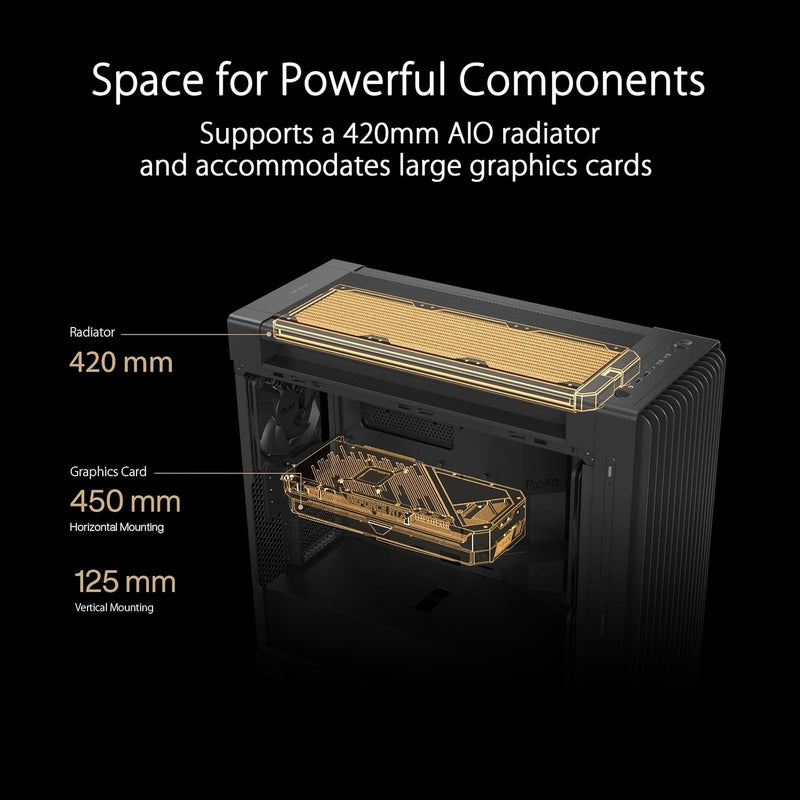 ASUS ProArt PA602 TG BLACK E-ATX Case (CA-APA602)