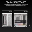 Corsair AIR 5400 LX-R ARGB iCUE LINK - White 白色 Triple Chamber ATX Case (CC-9011321-WW)