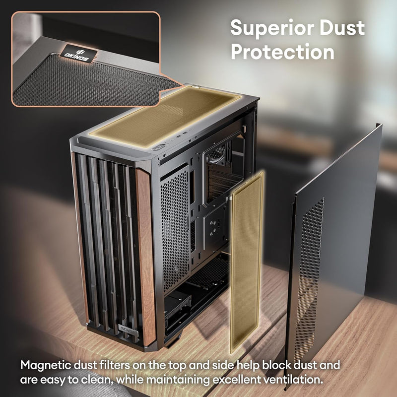 Okinos Cypress 7 (Wood) ATX Case