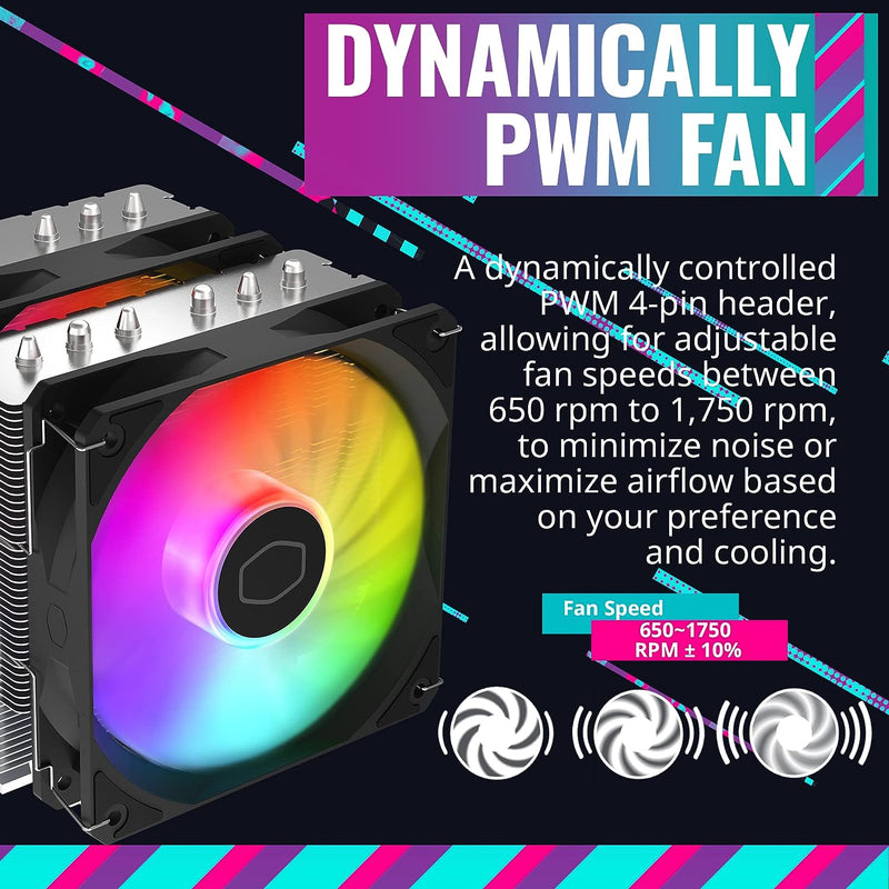 COOLER MASTER HYPER 620S 雙塔式 COOLER FAN (RR-D6NA-17PA-R1)