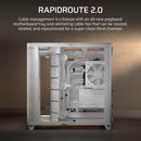 Corsair AIR 5400 RS-R ARGB - White 白色 Triple Chamber ATX Case (CC-9011319-WW)