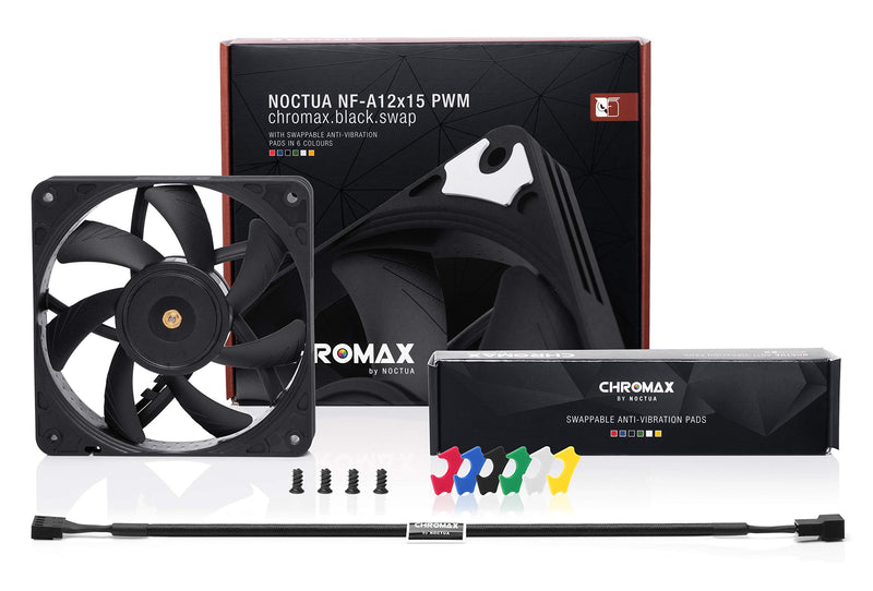 Noctua NF-A12x15 PWM chromax.black.swap 12cm Case Fan