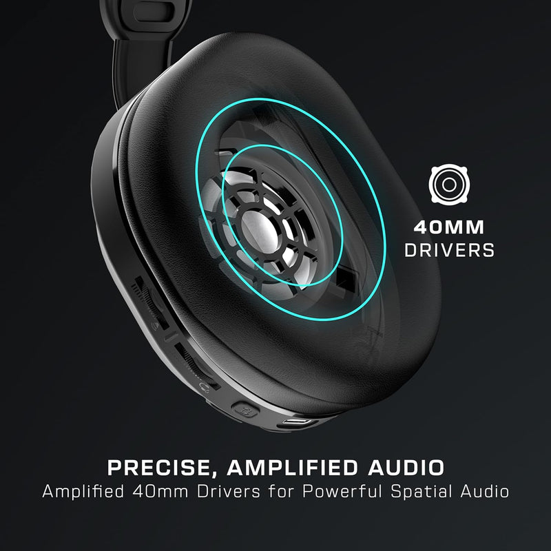 Turtle Beach® Stealth™ 500 Gen3 無線耳機 for PlayStation™、PC、Nintendo Switch™ 和配備藍牙的行動裝置 - Black 黑色 (EP-S500PBK)