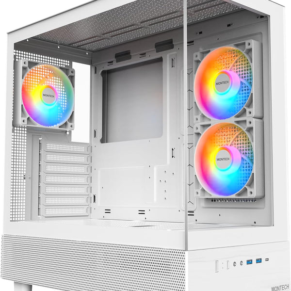 MONTECH XR WHITE ARGB ATX Case (MO-CA-XR-WH)