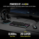 Corsair K70 RGB TKL CHAMPION Series Optical-Mechanical Gaming Keyboard with PBT DOUBLE SHOT PRO Keycaps CH-911901A-NA