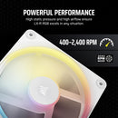 Corsair iCUE LINK LX120-R RGB Expansion White 120mm PWM Reverse 反葉 PC Case Fan (CO-9051053-WW)