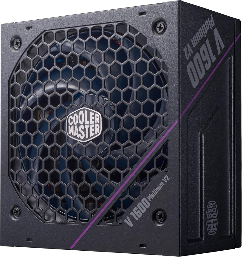 Cooler Master 1600W V Platinum V2 1600 ATX 3.1 80Plus Platinum Dual 90° 12V-2x6 Full Modular Power Supply MPZ-G002-AFAP 