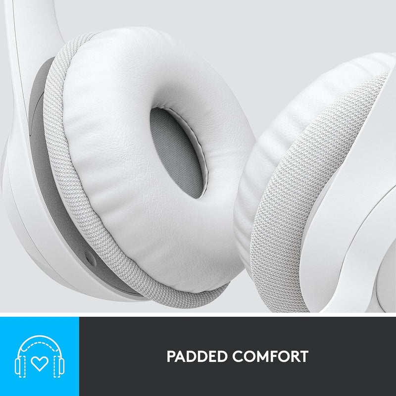 Logitech H390 Wired USB 配備隔噪麥克風以及線控耳機麥克風 - Pearl White 珍珠白色 981-001287 原裝行貨