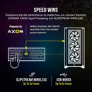 Corsair K70 PRO MINI Wireless 60% Mechanical CHERRY MX Red Switch Keyboard with RGB Backlighting - White CH-9189110-NA