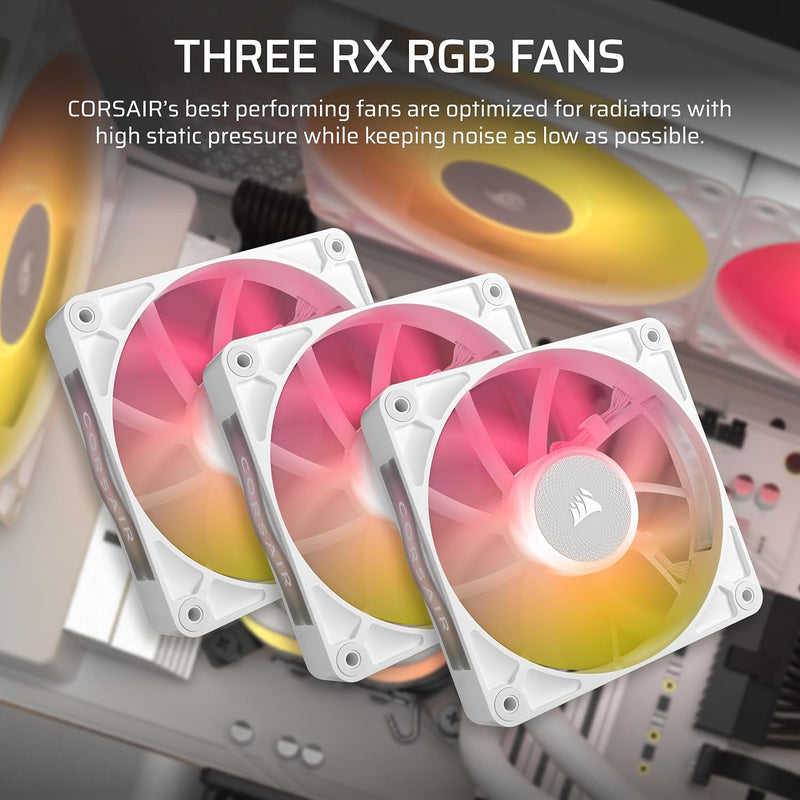 CORSAIR iCUE LINK TITAN 360 RX RGB WHITE 白色 360mm Liquid CPU Cooler CW-9061021-WW