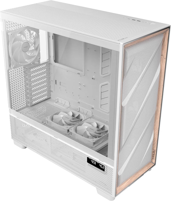 ANTEC FLUX PRO White 白色 Tempered Glass Full Tower E-ATX Case 支援背插式主機板 FLUX-PRO-WHITE_EUV