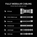 CORSAIR 850W RM850X-PCIE5.1 80Plus Gold Full Modular Power Supply (CP-9020270-UK)