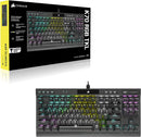 Corsair K70 RGB TKL CHAMPION Series Optical-Mechanical Gaming Keyboard with PBT DOUBLE SHOT PRO Keycaps CH-911901A-NA