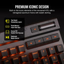 CORSAIR K70 MAX RGB Magnetic-Mechanical Gaming Keyboard — Adjustable CORSAIR (MGX Switches) Steel Grey CH-910961G-NA