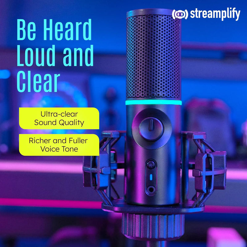 Streamplify Mic Tripod RGB 麥克風連三腳架