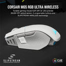 【至抵優惠】Corsair M65 RGB ULTRA Wireless Tunable FPS Gaming Mouse White CH-9319511-AP2
