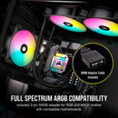 Corsair iCUE AR120 Digital RGB 120mm PWM Fan 風扇 - Black 黑色  (Triple Pack 三件裝) CO-9050167-WW
