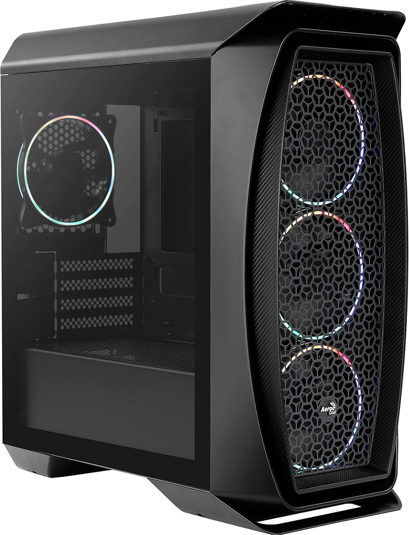 AeroCool Aero One Eclipse ARGB Black Black Tempered Glass ATX Case 