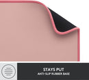 Logitech Studio Desk Mat 桌面滑鼠墊 - Rose Pink 玫瑰粉色 956-000045 原裝行貨