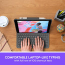 Logitech Slim Folio 藍牙鍵盤保護殼(iPad 10.2" 第7、8、9代用) 920-009469 原裝行貨