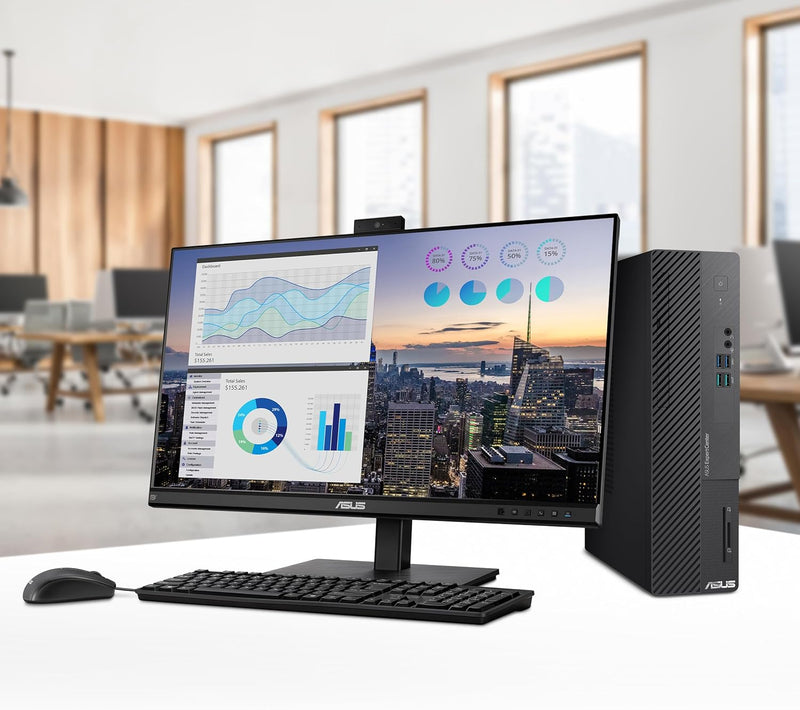ASUS ExpertCenter D5 SFF 桌上型電腦 | Intel i5-12400/8GB Ram/512GB SSD/Window 11 Pro/連鍵鼠組 | (D500SD-512400252X)