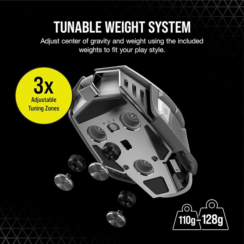 [New Year Offer] Corsair M65 RGB ULTRA Wireless Tunable FPS Gaming Mouse White CH-9319511-AP2