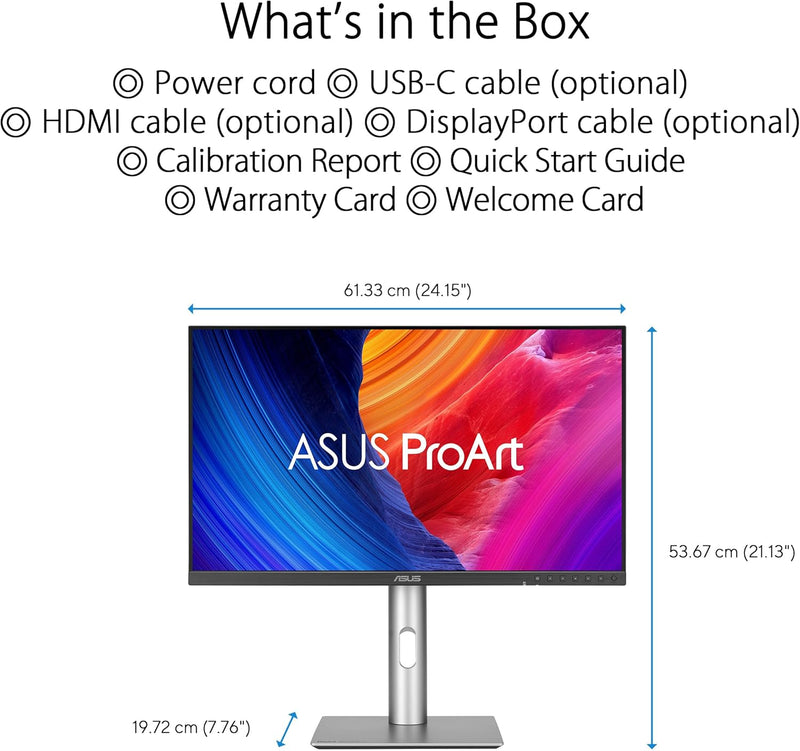 [最新產品] ASUS 27" ProArt Display PA278CFRV 100Hz 2K QHD IPS (16:9) 專業螢幕