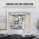 CORSAIR iCUE LINK 3500X RGB White 白色 Tempered Glass Mid-Tower Case CC-9011281-WW