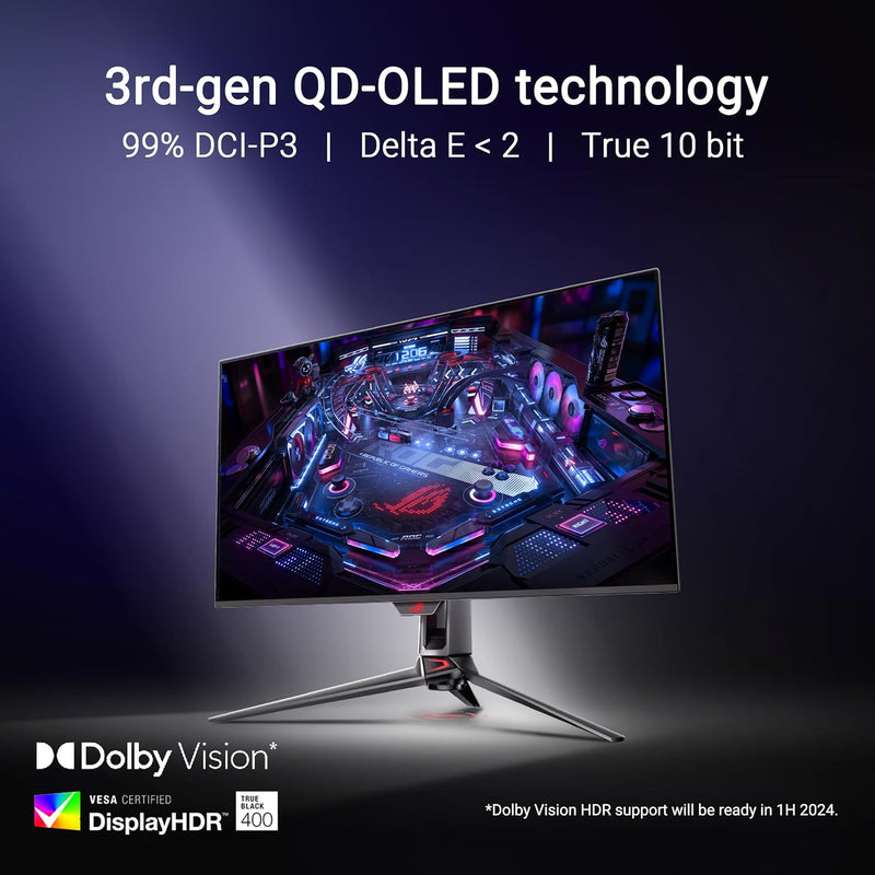 ASUS 31.5" PG32UCDM 240Hz 4K UHD OLED (16:9) 電競顯示器(HDMI2.1)