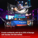 WD 4TB Blue SN5100 WDS400T5B0E M.2 2280 PCIe Gen4 x4 SSD