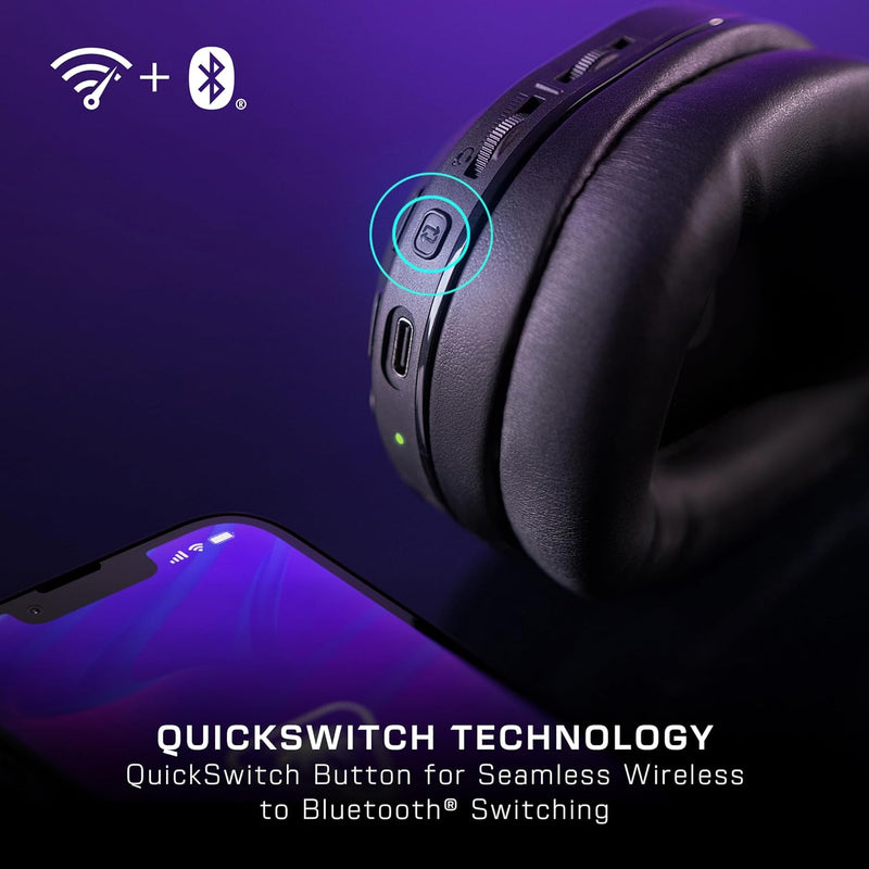 Turtle Beach® Stealth™ 500 Gen3 無線耳機 for PlayStation™、PC、Nintendo Switch™ 和配備藍牙的行動裝置 - Black 黑色 (EP-S500PBK)