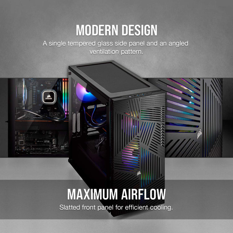 CORSAIR Carbide 275R AIRFLOW Black 黑色 Tempered Glass ATX Case CC-9011181-WW