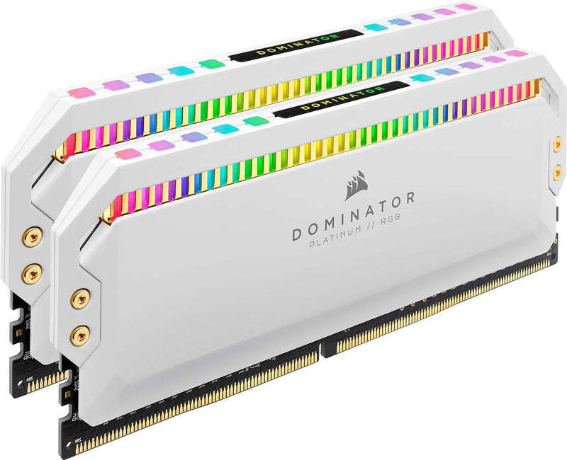 CORSAIR 32GB Kit (2x16GB) DOMINATOR PLATINUM RGB White 白色 CMT32GX4M2D3600C18W DDR4 3600MHz Memory