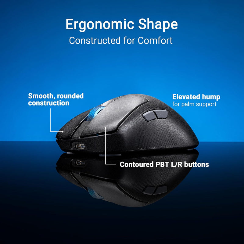 ASUS ROG Keris II Ace 42000dpi Wireless Gaming Mouse-Black 