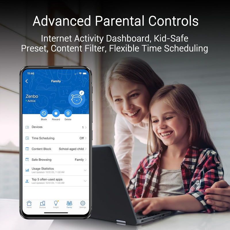ASUS ZENWIFI BT10(2-PK)/WHITE 白色 BE18000 三頻 Mesh WiFi 7 System (兩件裝) NE-AZBET1V