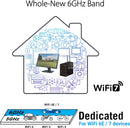 ASUS PCE-BE92BT BE9400 WiFi 7 PCI-E Adapter with 2 external antennas and magnetized base (NE-APBE92B)