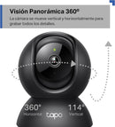 TP-Link Tapo C211 3MP 2K Pan/Tilt Home Security Wi-Fi Camera with Night Version and Cloud Storage