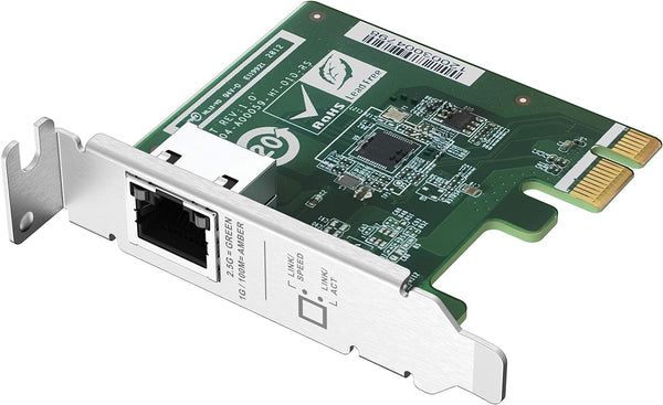 QNAP QXG-2G1T-I225 2.5GbE PCIe Network Expansion Card 