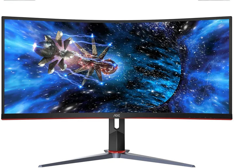 AOC 34" CU34G2X 144Hz 3440x1440 VA (21:9) 曲面電競顯示器