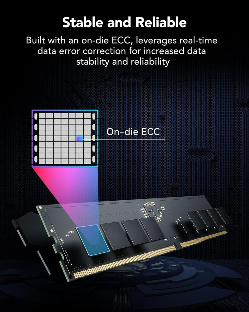Lexar 32GB Kit (2x16GB) ARES RGB Black 黑色 LD5EU016G-R6400GDLA DDR5 6400MHz Memory (AMD EXPO & Intel XMP 3.0)