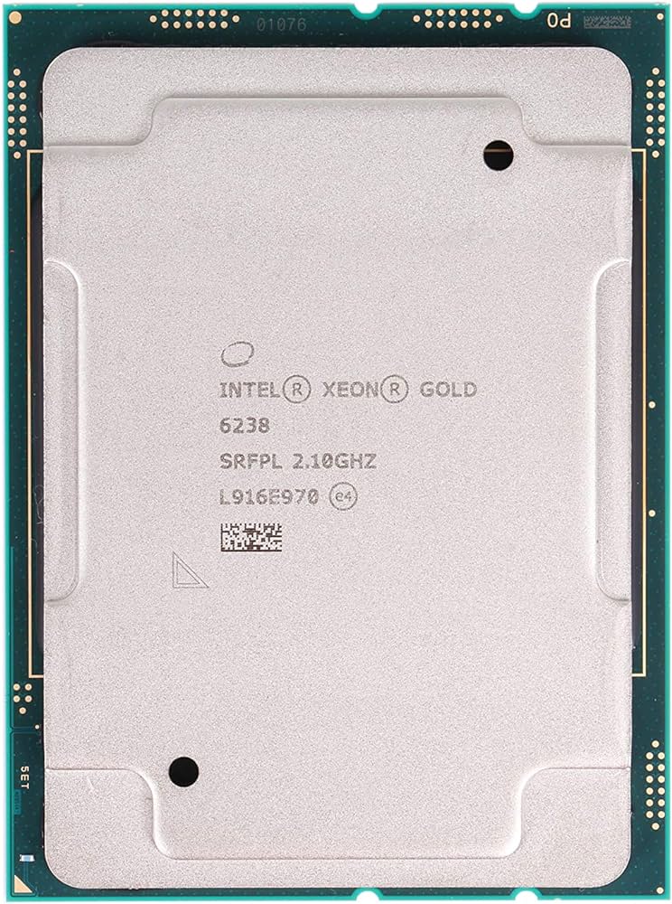 Intel Xeon Gold 6238 Tray Processor 22C 44T, 30.25M Cache, 2.10 GHz, FCLGA3647