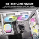 Corsair iCUE LINK RX140 RGB 140mm PWM Single Fan Expansion - White 白色 (單裝) CO-9051023-WW