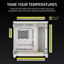 Corsair AIR 5400 RS-R ARGB - White 白色 Triple Chamber ATX Case (CC-9011319-WW)